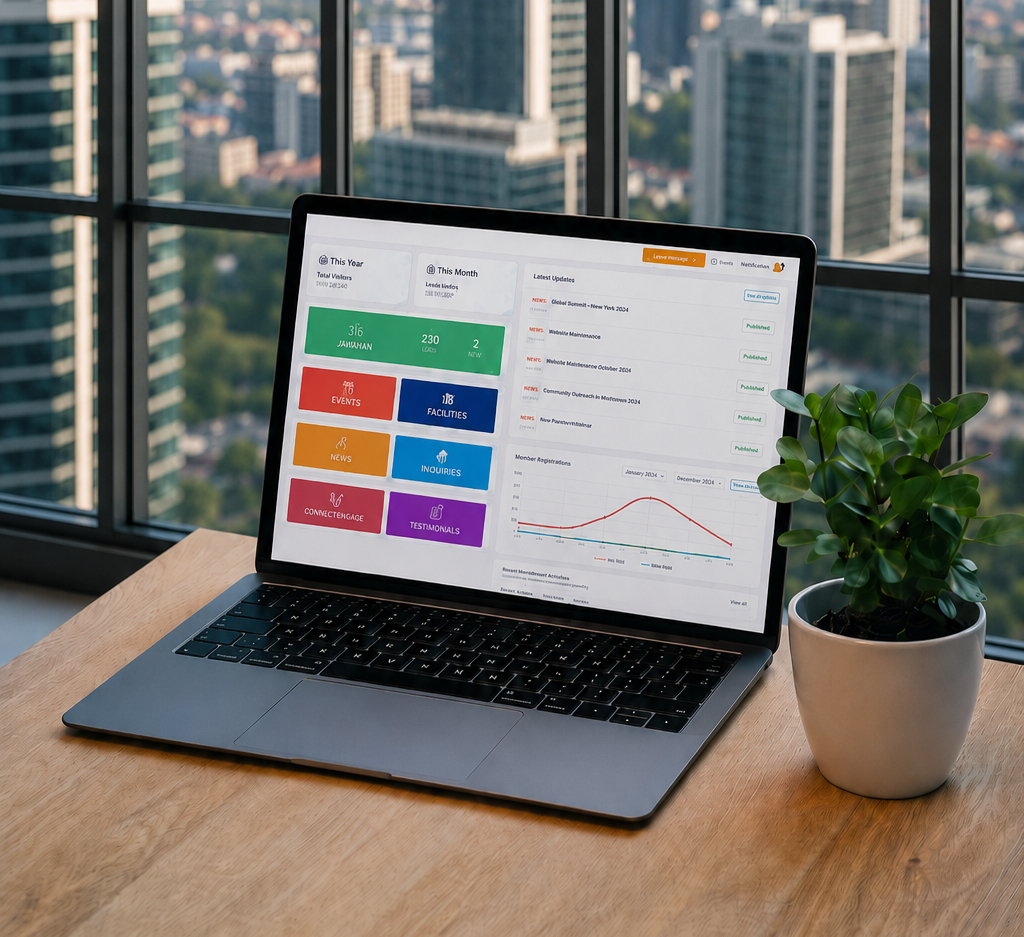 Mimbar dashboard preview